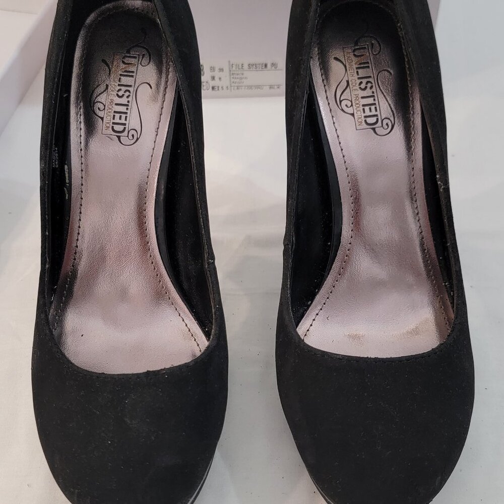 Unlisted by Kenneth Cole Women’s Black Dress Shoes – Classic Elegance size 8